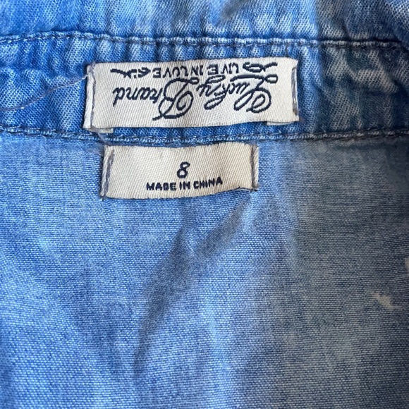 Lucky brand girls top Sz 8 - Picture 5 of 6